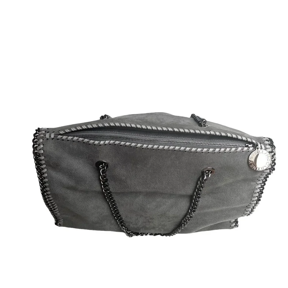 Stella McCartney Grey Vegan Suede Tote - Picture 2 of 11